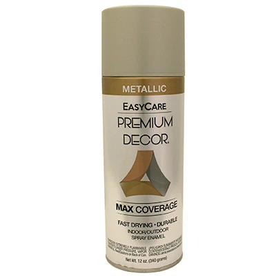 Brushed Nickel Metallic Spray Paint – Premium 12 Oz Indoor/outdoor Finish