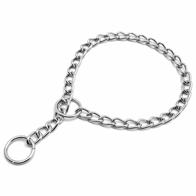 Durable 18-inch Heavy Duty Chain Collar For Medium Dogs