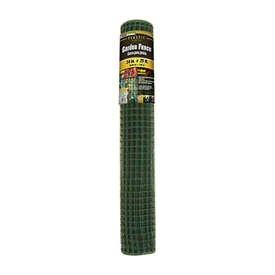 Durable 2ft X 25ft Green Plastic Garden Fence For Outdoor Protection