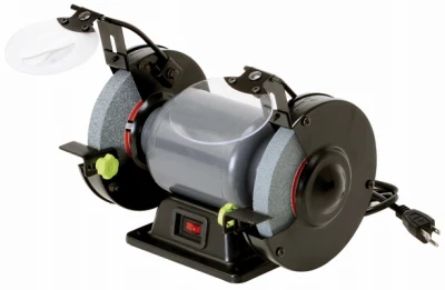 6-inch Bench Grinder With 1/3-hp Induction Motor And Eye Shields