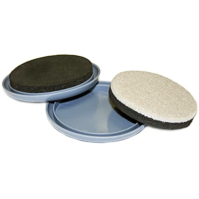 Furniture Glides, 2-in-1 Convertible, Felt, 2.5 - 3-in., 8-pk.