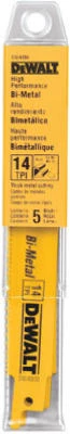 6-inch 14 Tpi Bi-metal Reciprocating Saw Blades – 5 Pack