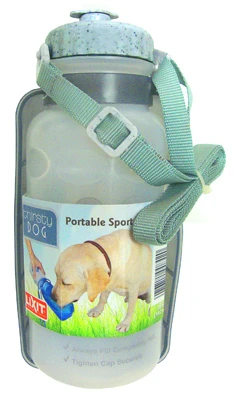 Thirsty Dog Leakproof Portable Pet Water Bottle With Bowl