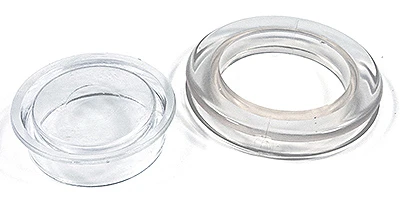 Clear Umbrella Ring Cap Set For 1-7/8" To 2-1/4" Umbrella Holes