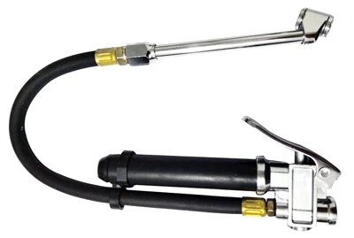 Dual Foot Tire Inflator With Pressure Gauge 20-120 Psi