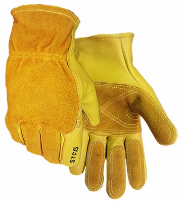 Men's Large Premium Cowhide Leather Fencing Gloves For Durable Hand Protection