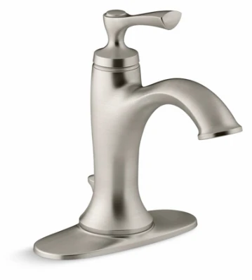 Elliston Brushed Nickel Single Handle Lavatory Faucet With Pop-up Drain