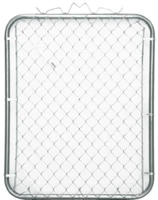Durable 42"x48" Galvanized Steel Chain Link Walk Gate
