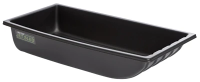 Durable 54" Black Polyethylene Jet Sled For Heavy-duty Snow Hauling