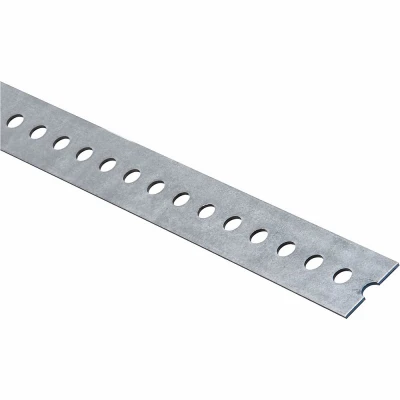 Galvanized Slotted Steel Flat Bar 1.375" X 48"