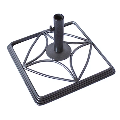 Stonington Heavy Iron Umbrella Base For Outdoor Patio Umbrellas