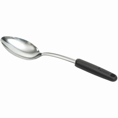 Durable Chrome Stainless Steel Basting Spoon With Comfortable Handle