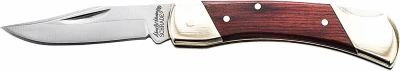 Brown Bear 3" Lock Back Folding Pocket Knife With Wood Handle