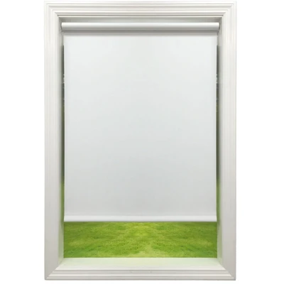 White Linen Roller Shade 37x72" – Light-filtering & Childsafe