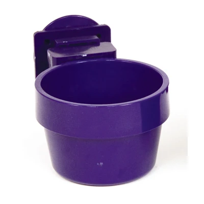 Slide-n-lock 10oz Small Pet Feeding Bowl With Secure Cage Mount