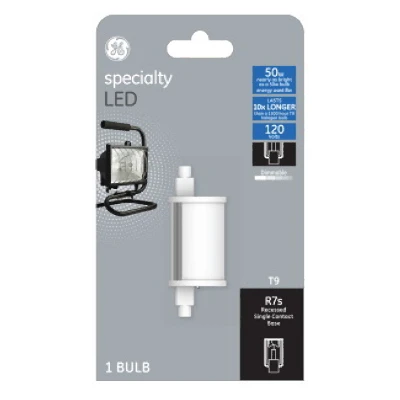 8w Energy-saving Led Bulb, 800 Lumens, Dimmable With Standard R7s Base