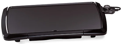 Electric Griddle With Cool-touch Base & Adjustable Heat Control