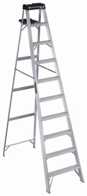10-foot Aluminum Step Ladder Type 1a With 300 Lb Capacity