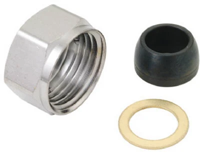 1/2-inch Threaded Faucet Shank Nut For Reliable Plumbing Connections