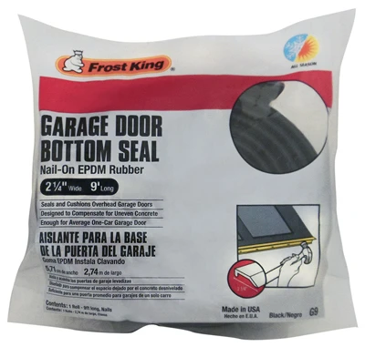 9-foot Garage Door Bottom Weatherseal For Wooden Single-car Doors