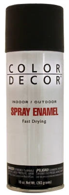 Wrought Iron Flat Black Spray Paint, 10 Oz. For Interior/exterior Use
