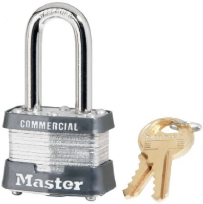 1.5 Inch Laminated Steel Padlock With Long Shackle & Keyed-alike Feature