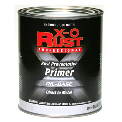 X-o Rust Red Oil-based Metal Primer – 1 Quart For Interior & Exterior
