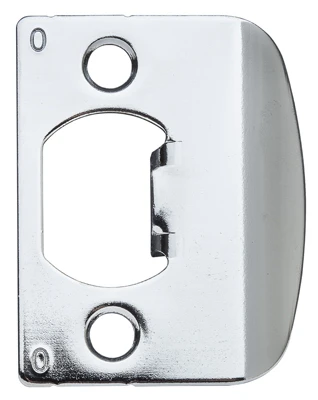 Satin Chrome Standard Door Strike Plate