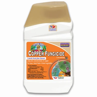 Captain Jack's Organic Copper Fungicide Concentrate – 16 Oz Disease Control