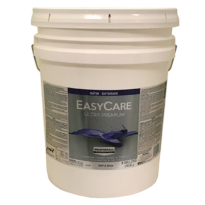 Weatherall Ultra Premium White Satin Exterior Paint – 5 Gallons