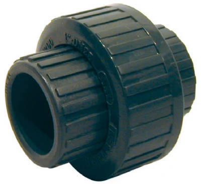 Durable 1/2" Gray Pvc Solvent Weld Slip Union – Schedule 80 Compatible