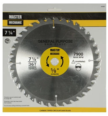 7-1/4-inch Smooth-cut Combo Circular Saw Blade, 36-tooth