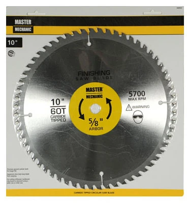 10" 60-tooth Precision Cutoff Circular Saw Blade – Smooth & Accurate Cuts