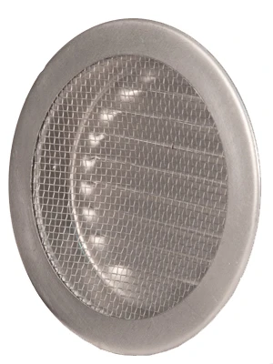 Durable 4-inch White Aluminum Circle Vent For Optimal Wall Ventilation