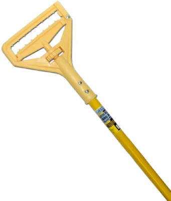 60-inch Fiberglass Mop Handle With Quick-change Plastic Head For Loop Mop Heads