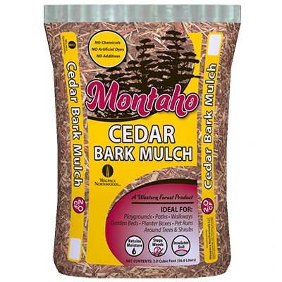 Premium Western Red Cedar Bark Mulch – 2 Cubic Feet