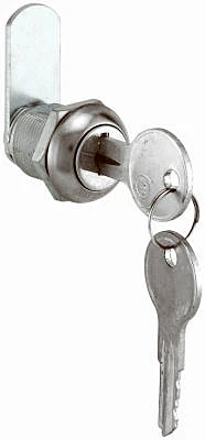 5/8" Chrome-plated Metal Cabinet & Drawer Lock