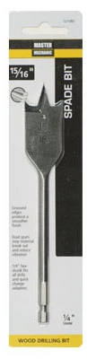 15/16 Inch Wood Boring Spade Drill Bit