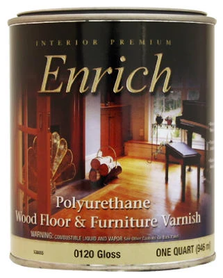 Interior Gloss Polyurethane Varnish - 1 Quart