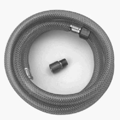Versatile 4-foot Gray Vinyl Kitchen Sink Spray Hose