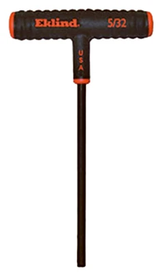 5/32 Inch Power Hex T-handle Key With Robust Steel Build