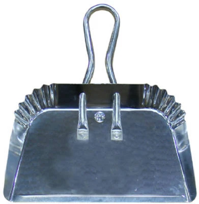 17" Heavy-duty Aluminum Dust Pan With Ergonomic Grip
