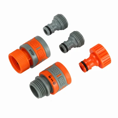Garden Hose Quick Connector Set With Multiple Fittings For Easy Watering