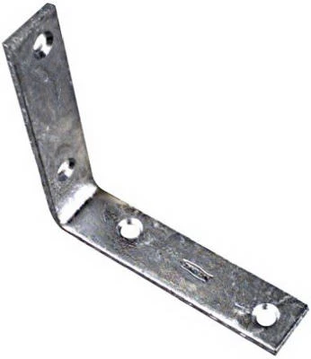 4" X 7/8" Galvanized Steel Corner Brace For Durable Structural Reinforcement