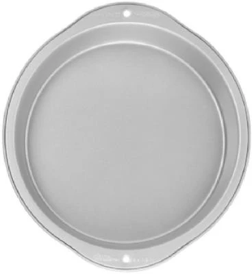 8-inch Black Round Cake Pan — Nonstick Steel Bakeware (1 Pc)