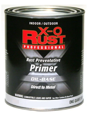 Oil-based Metal Primer, Interior/exterior, Gray, 1 Quart