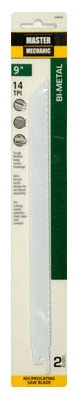 9-inch 14-tpi Bi-metal Cobalt Reciprocating Saw Blades - 2 Pack