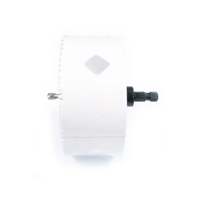 4-inch Bi-metal Hole Saw With Built-in Mandrel And Pilot Drill