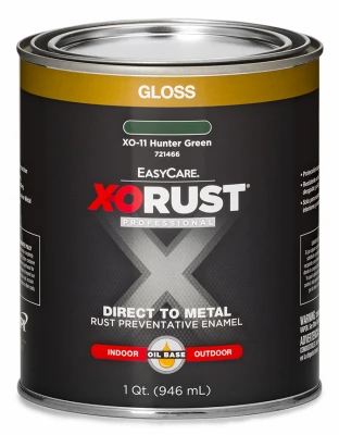 X-o Rust Hunter Green Oil-based Enamel - 1 Quart Durable Rust Protector