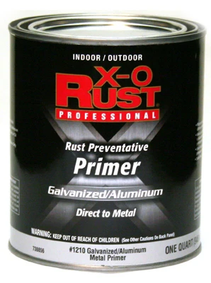 X-o Rust Waterborne Primer For Galvanized & Aluminum - 1 Quart